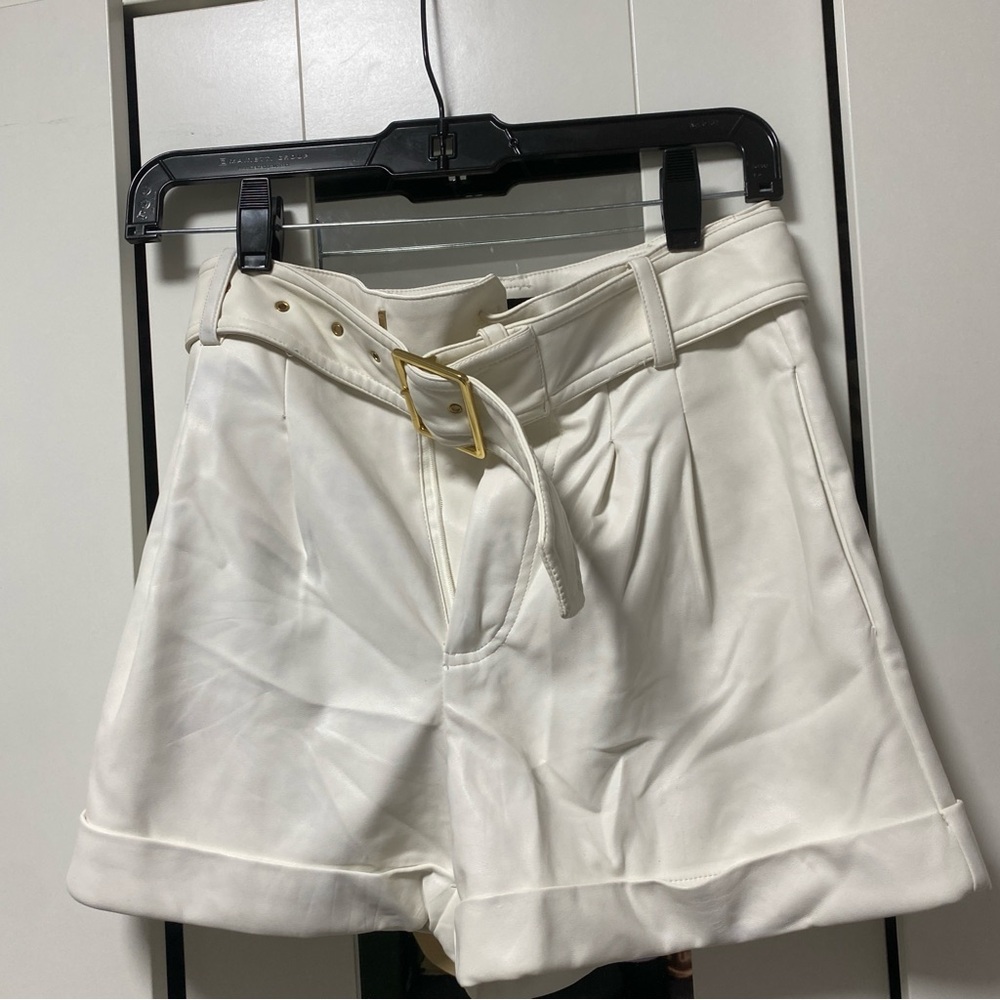 Generation Love Faux Leather shorts